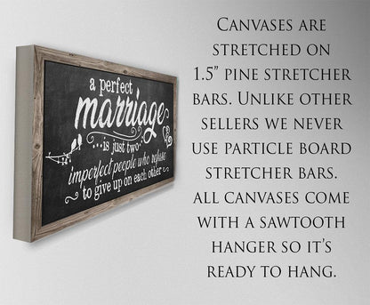 A Perfect Marriage - Canvas