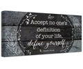 Accept No One's Definition - Canvas