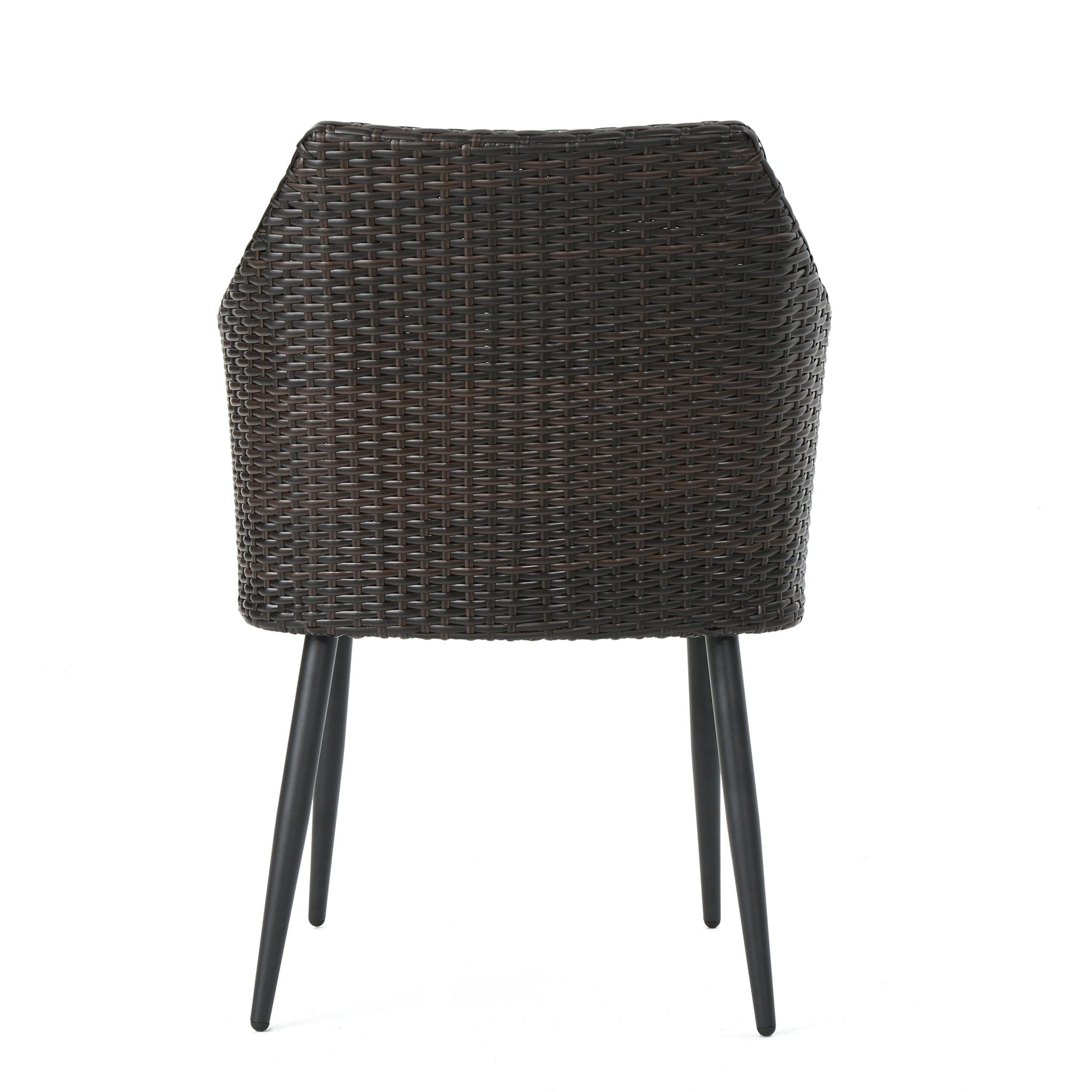 Kenneth 3 Pieces Chat Set Outdoor Furniture - Brown Multi