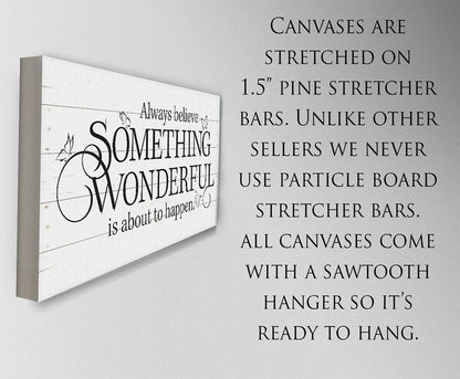 Always Believe - Canvas