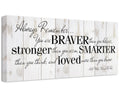Always Remember You Are Braver - Canvas