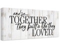 And So Together They Built - Canvas