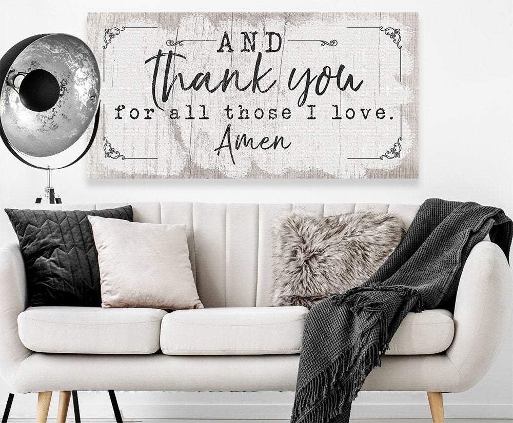 And Thank You For - Canvas