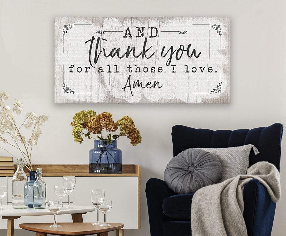And Thank You For - Canvas