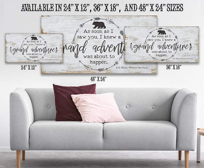 As Soon As I Saw You - Canvas