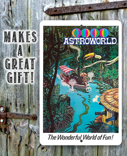 AstroWorld Park River of No Return - Metal Sign