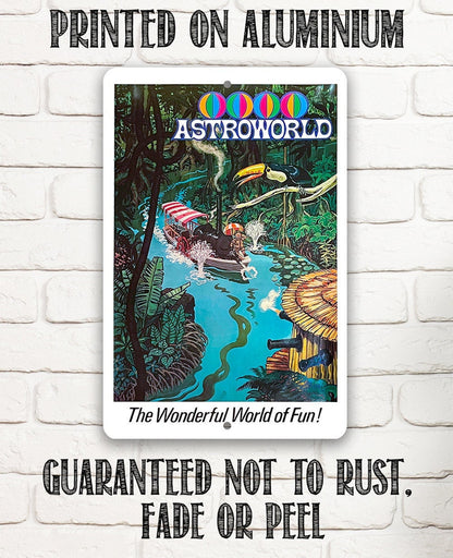 AstroWorld Park River of No Return - Metal Sign