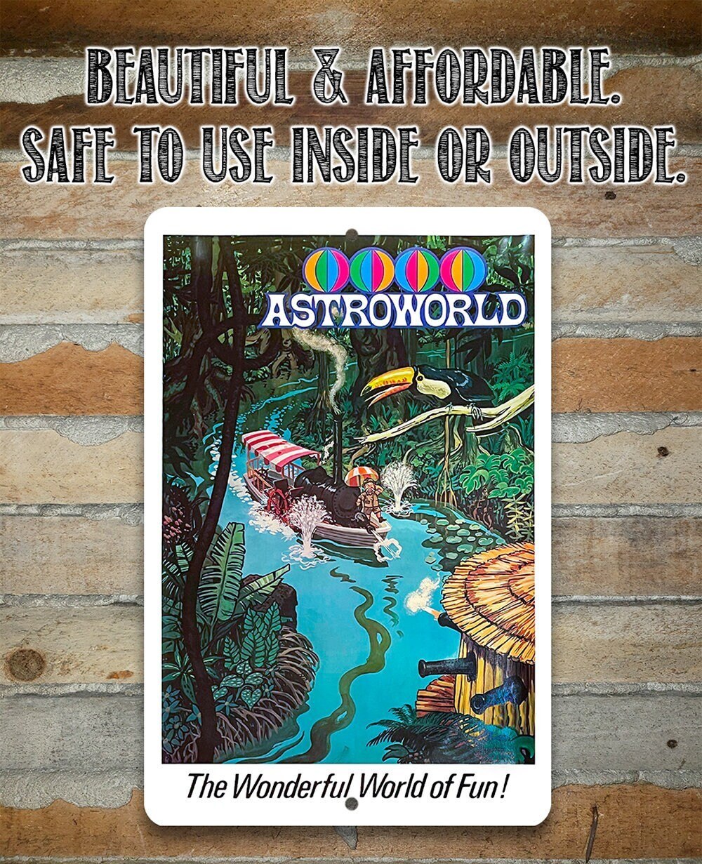 AstroWorld Park River of No Return - Metal Sign