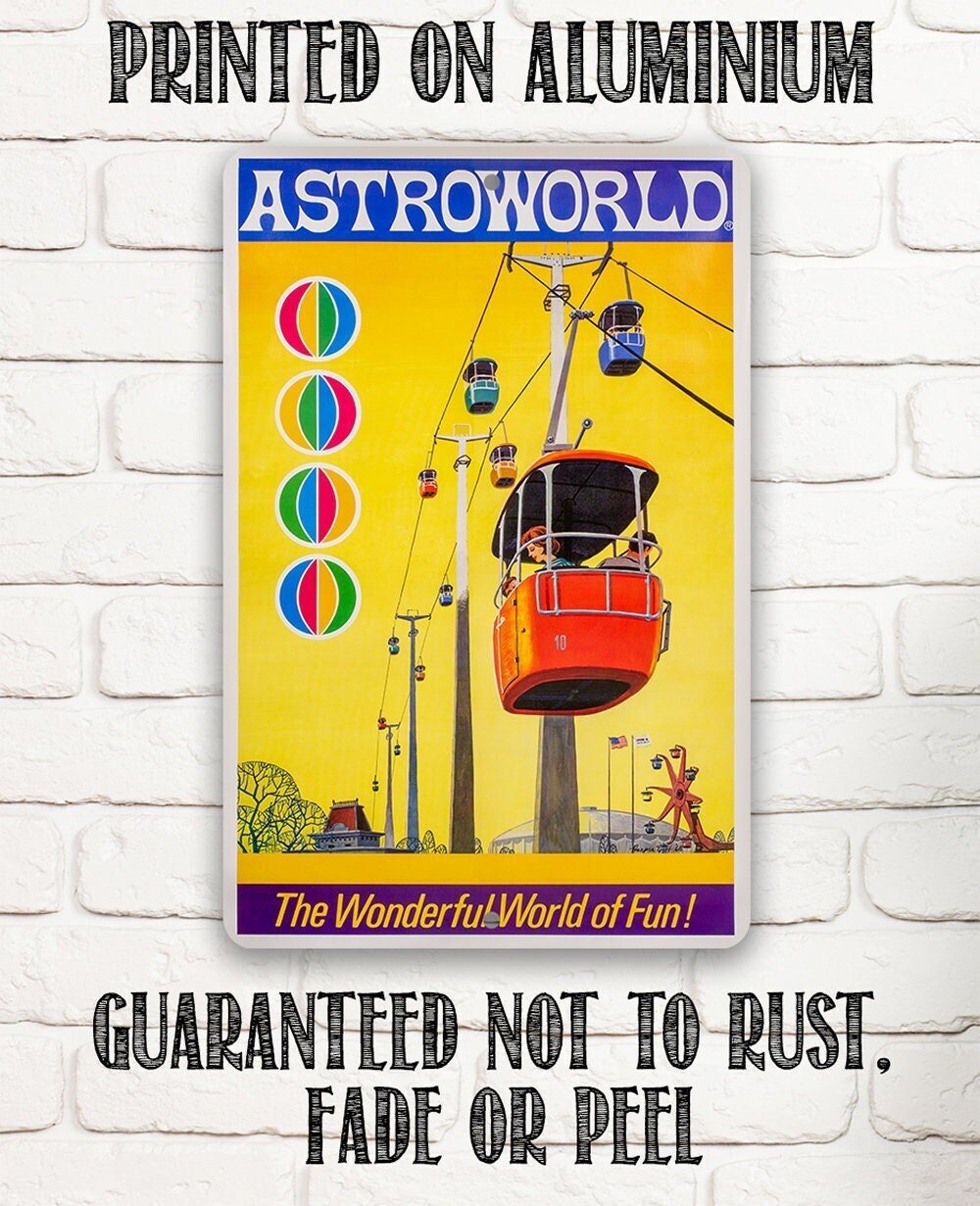 AstroWorld Skyway - Metal Sign