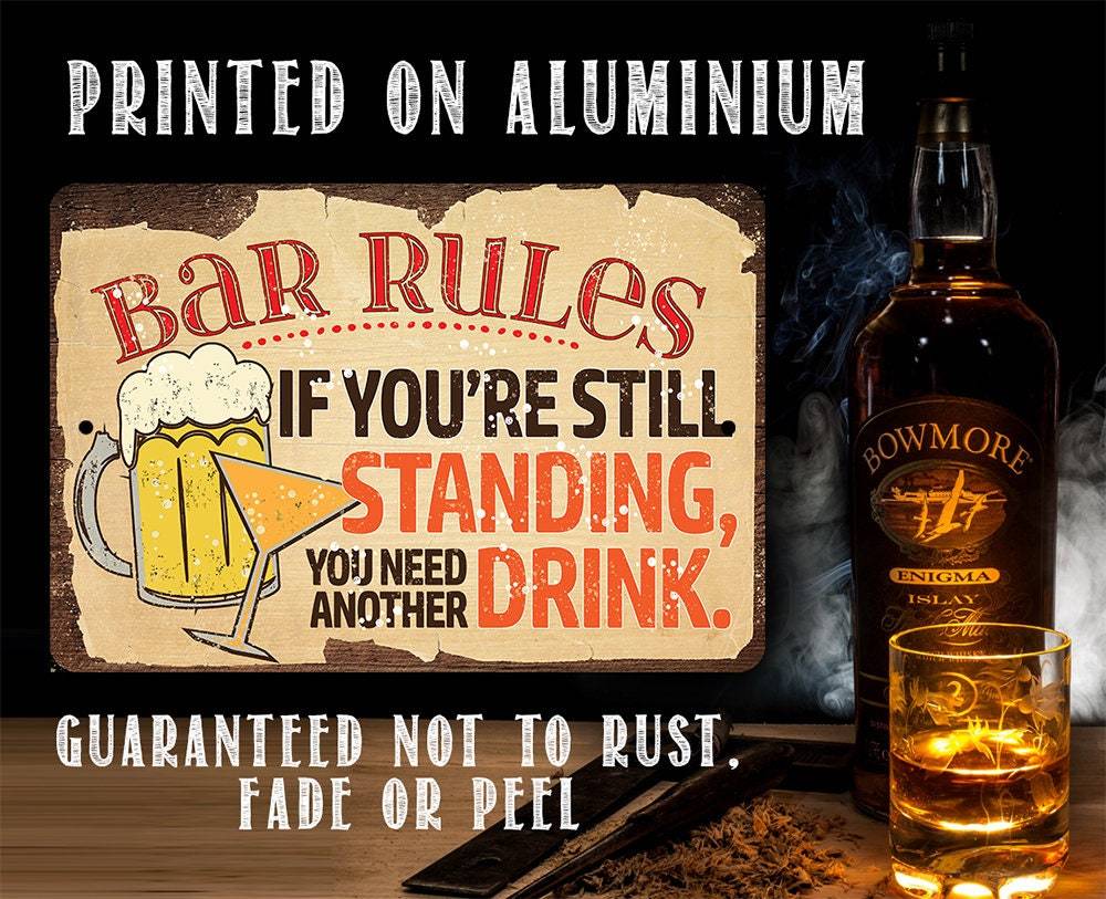 Bar Rules - Metal Sign