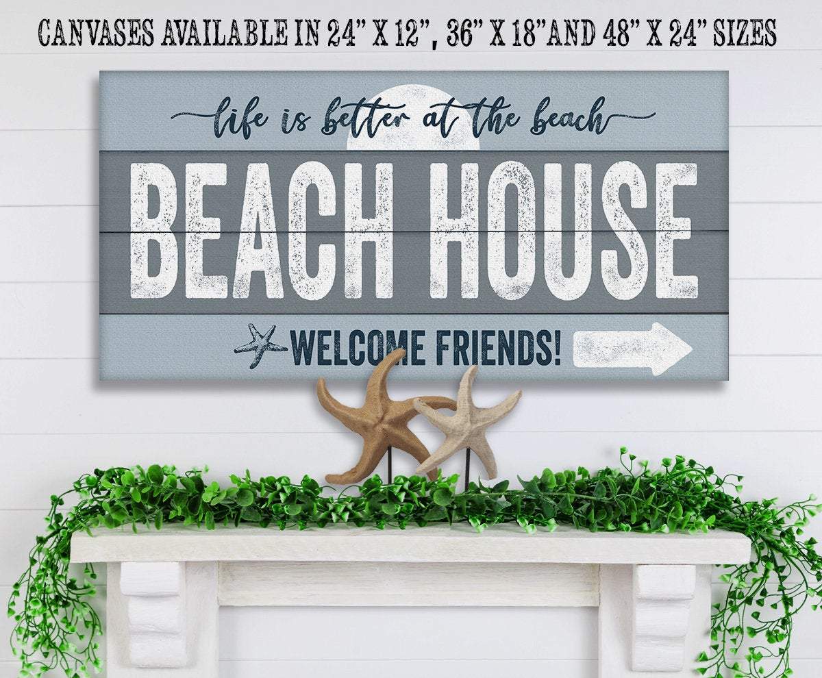 Beach House - Canvas