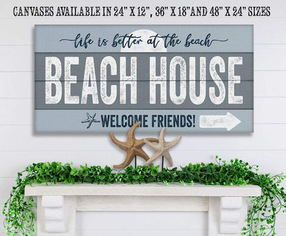 Beach House - Canvas