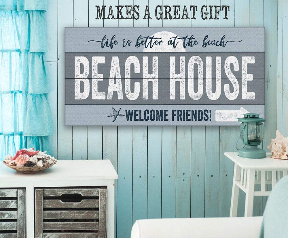 Beach House - Canvas