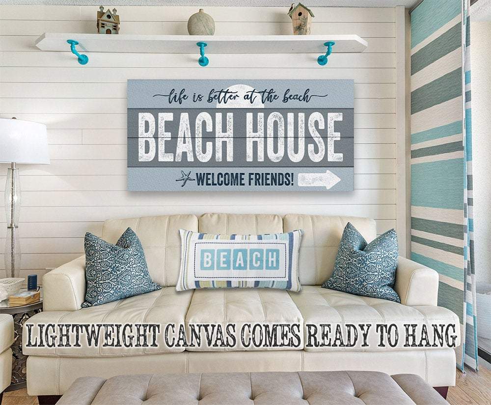 Beach House - Canvas