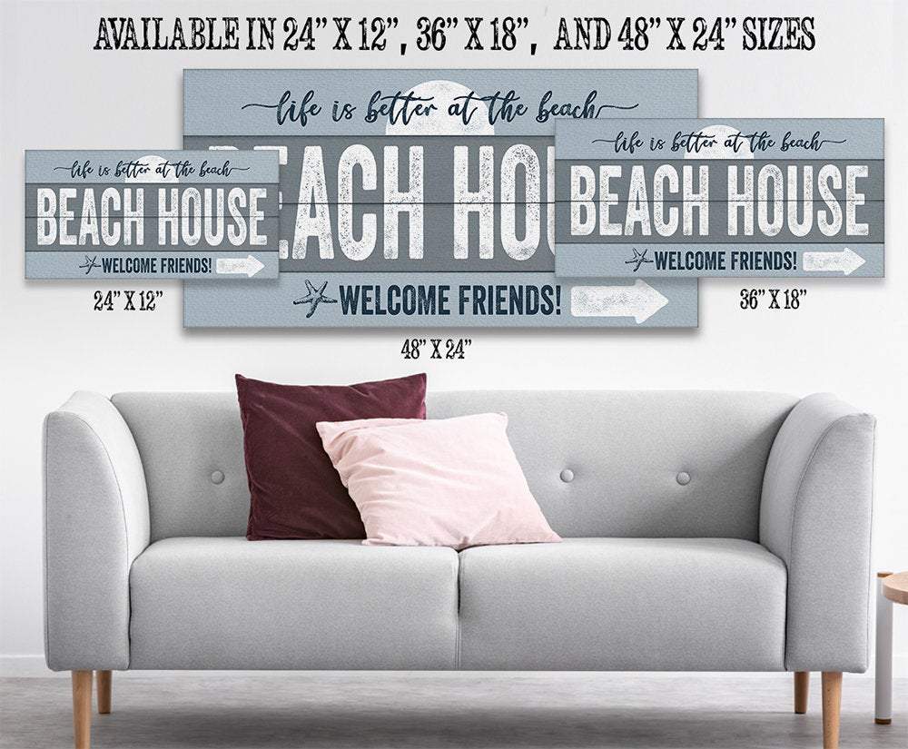 Beach House - Canvas