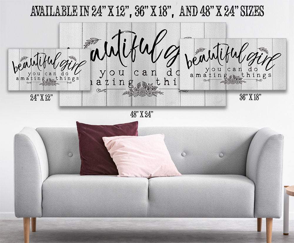 Beautiful Girl - Canvas