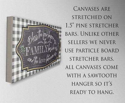 Bless The Food Before Us - Canvas
