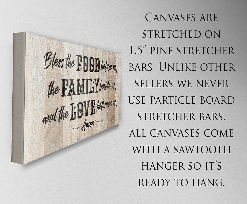 Bless The Food Before Us 2 - Canvas