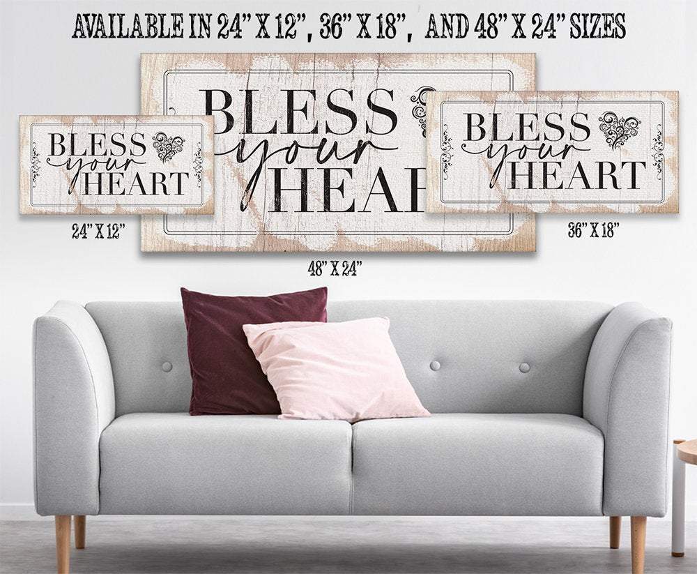 Bless Your Heart - Canvas
