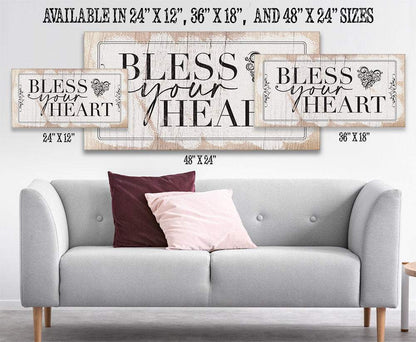 Bless Your Heart - Canvas