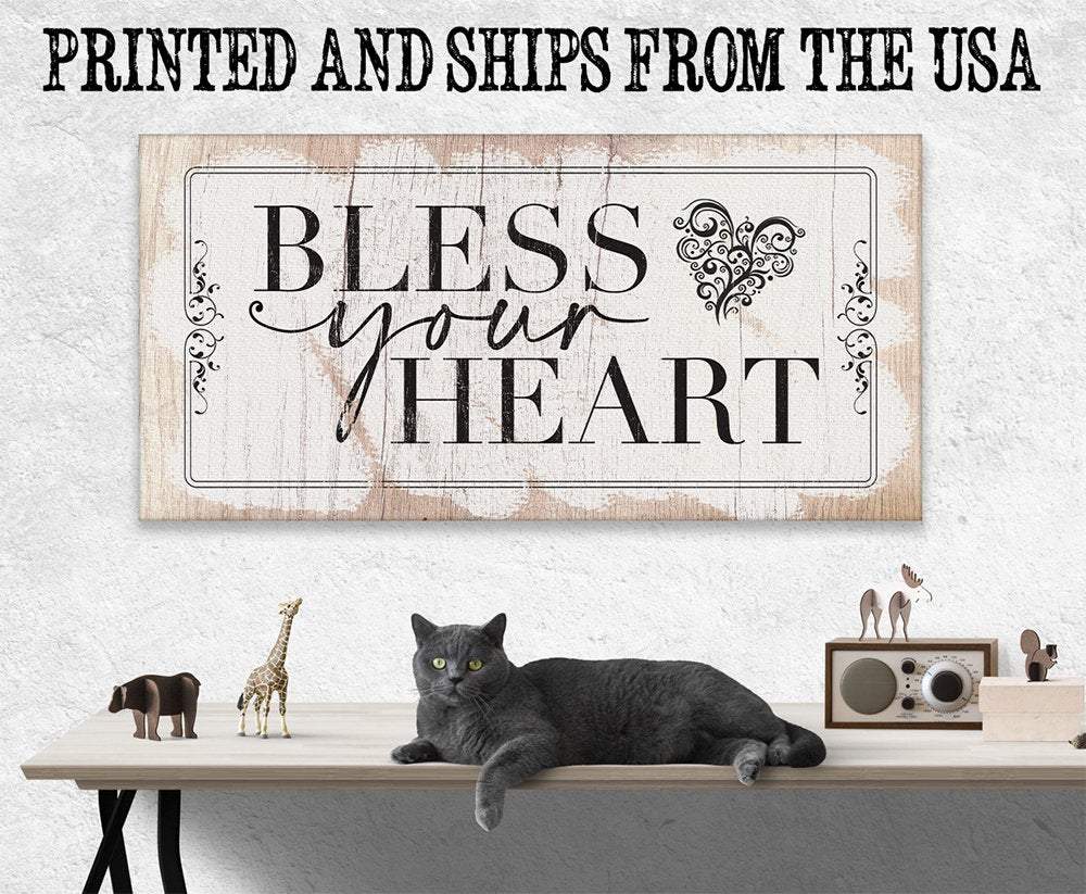 Bless Your Heart - Canvas
