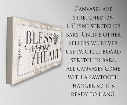 Bless Your Heart - Canvas