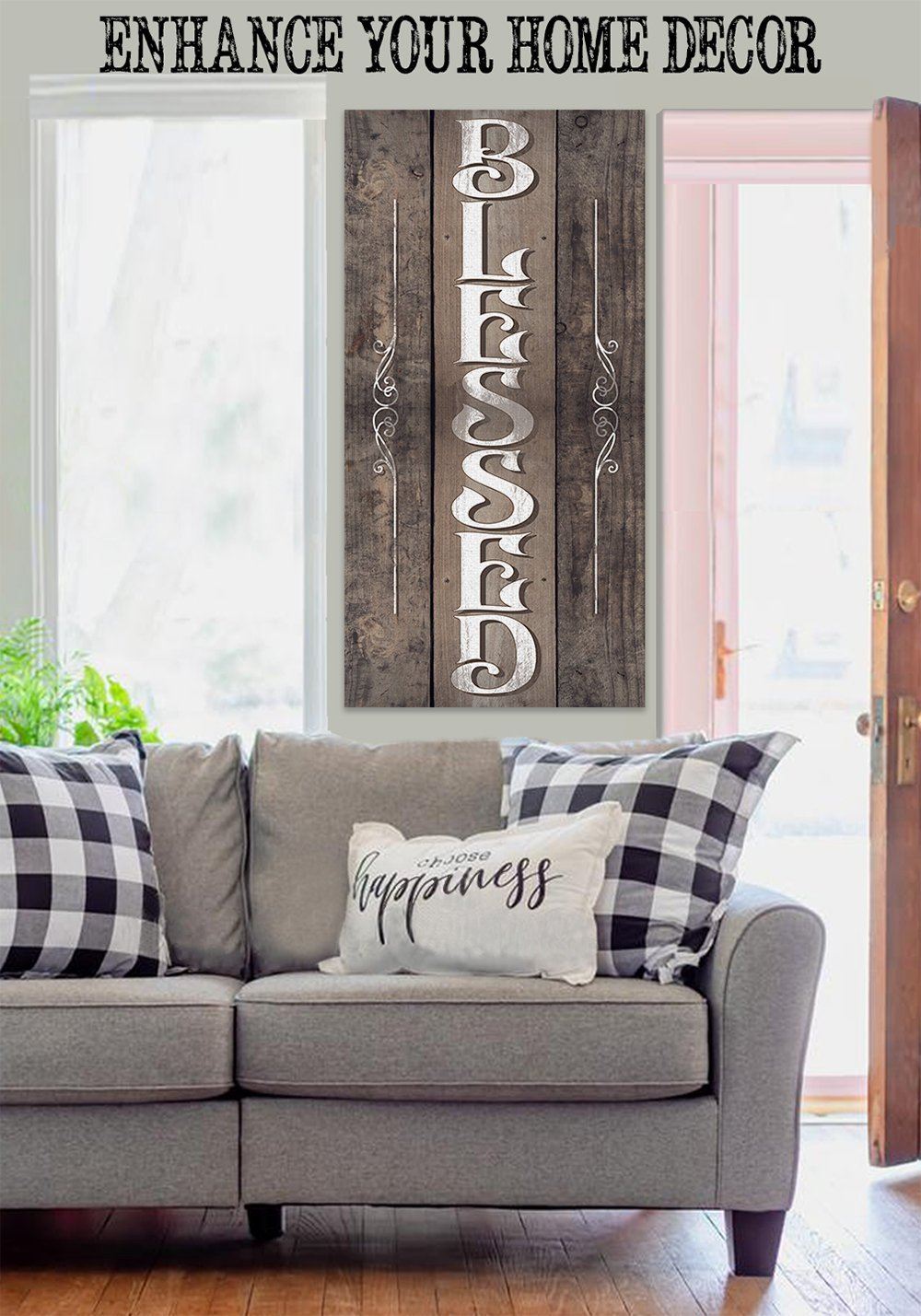 Blessed - Vertical - Canvas