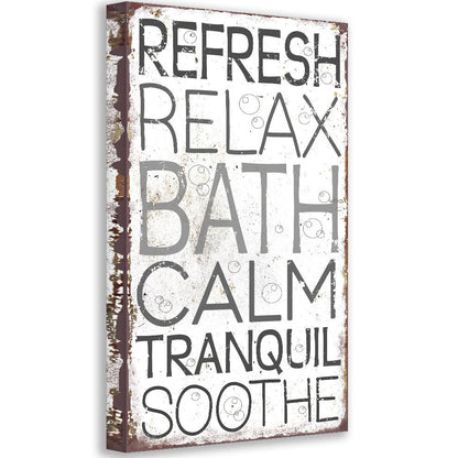 Calm Bath - Canvas