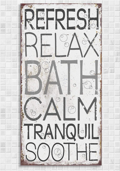 Calm Bath - Canvas