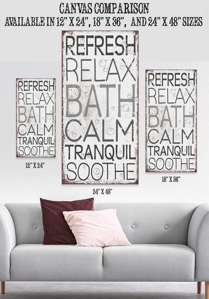 Calm Bath - Canvas