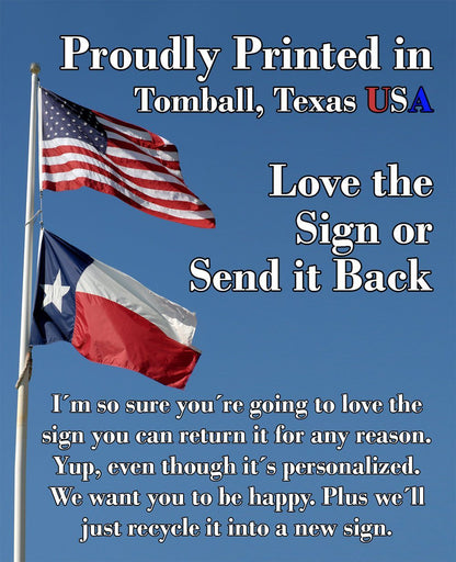 Camping Hair Don't Care - Metal Sign