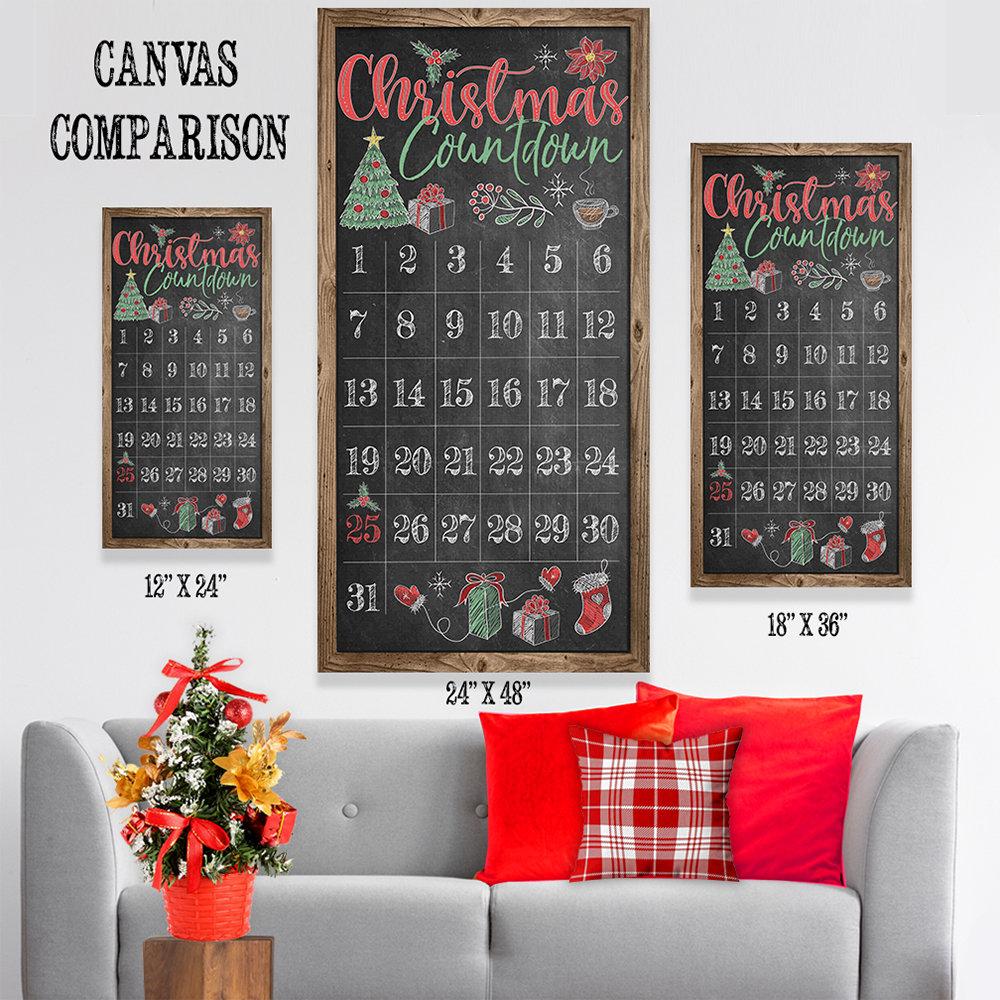 Christmas Countdown - Canvas