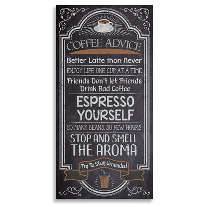 Coffee Advice - Canvas