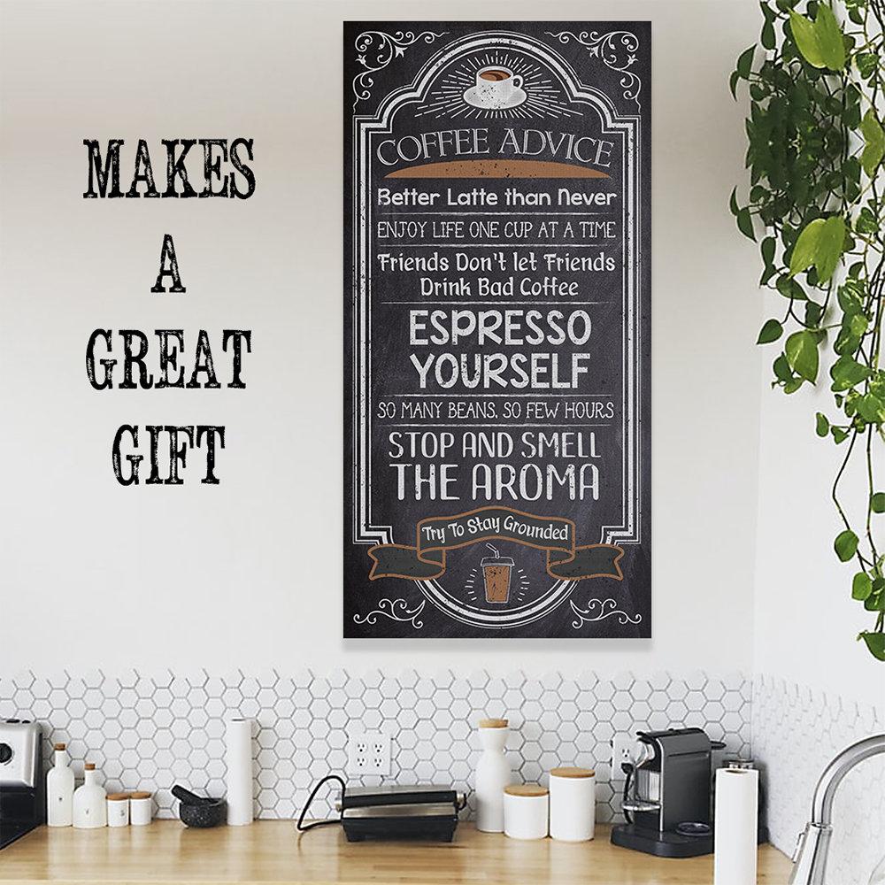 Coffee Advice - Canvas