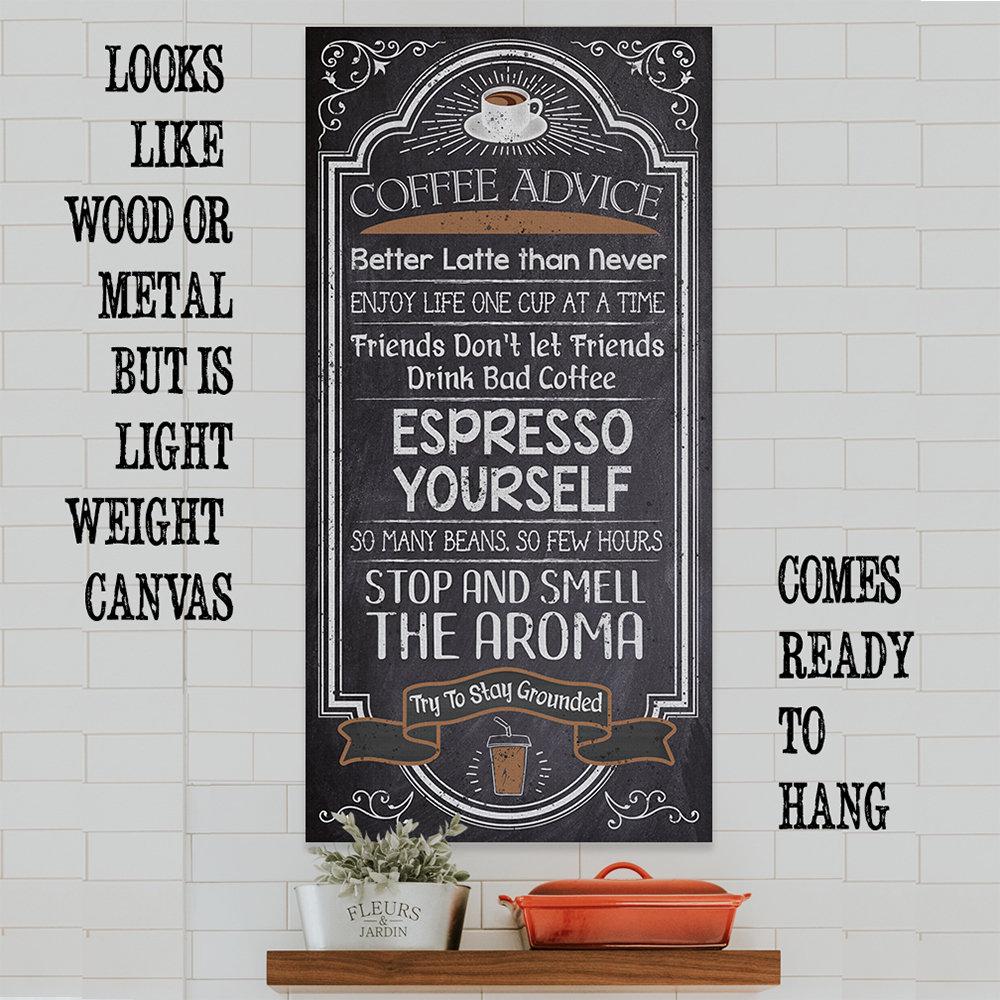 Coffee Advice - Canvas