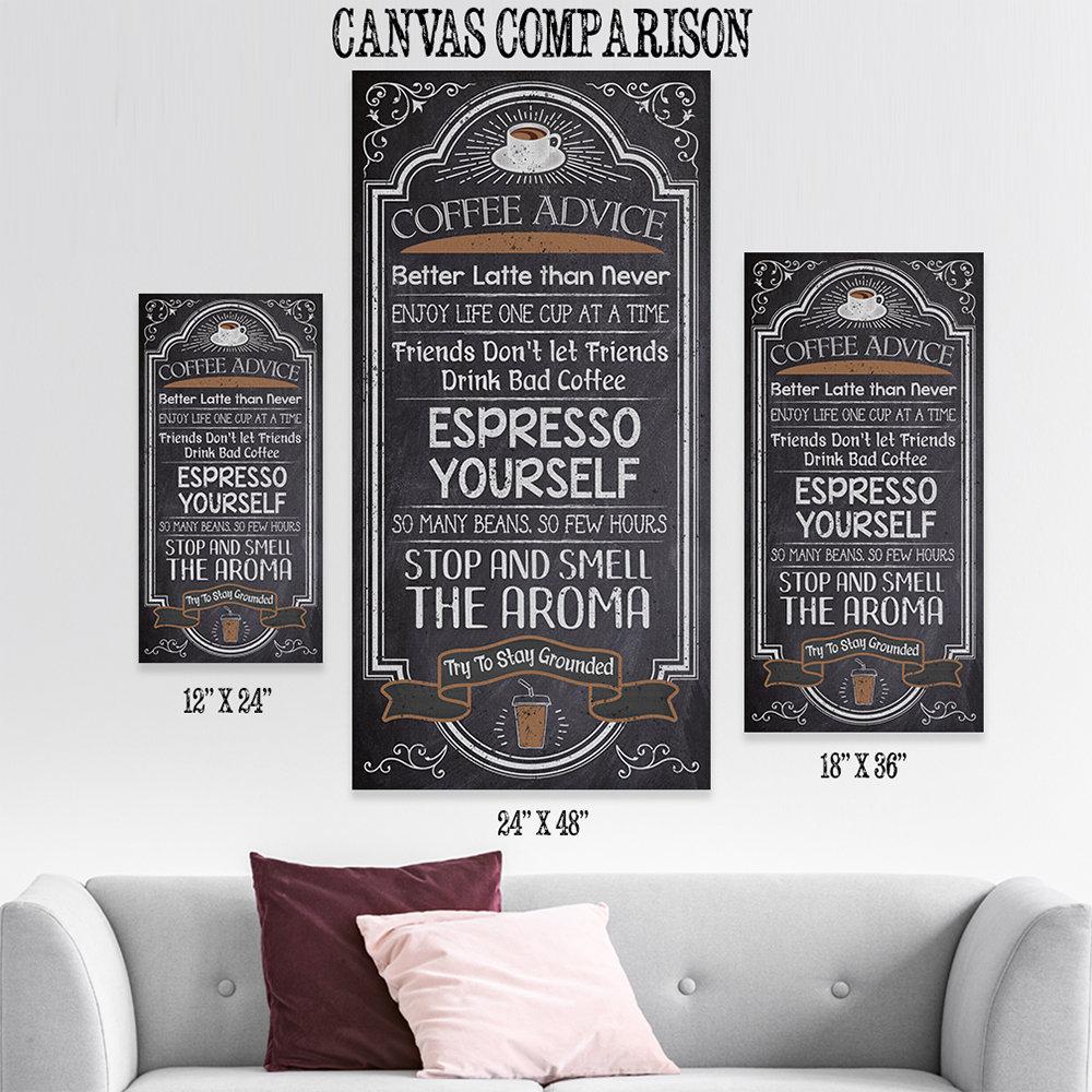 Coffee Advice - Canvas