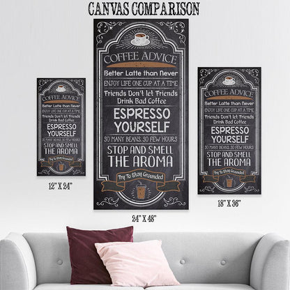 Coffee Advice - Canvas