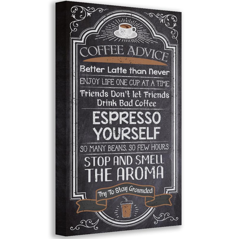Coffee Advice - Canvas