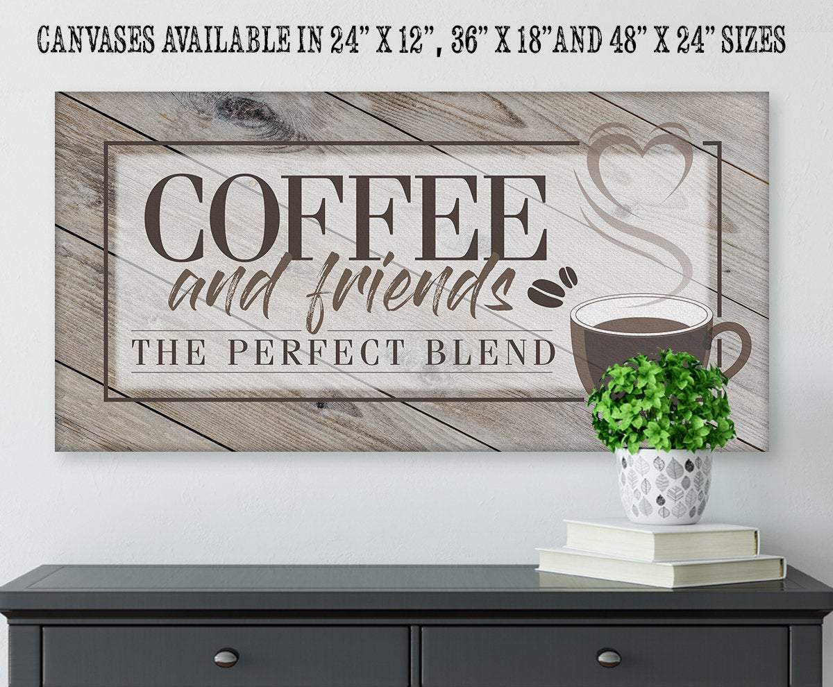 Coffee And Friends - Canvas