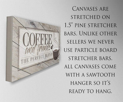 Coffee And Friends - Canvas