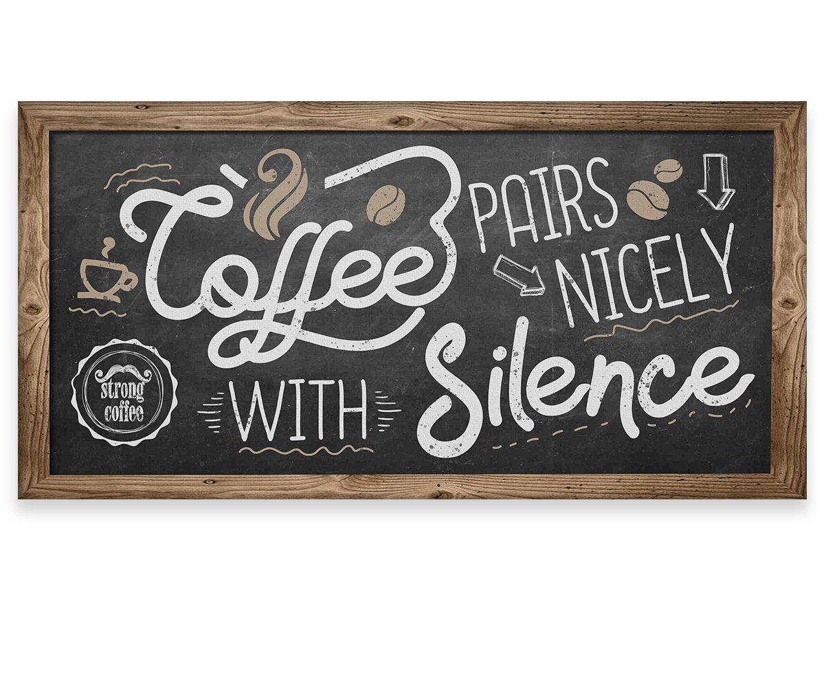 Coffee Pairs Nicely - Canvas