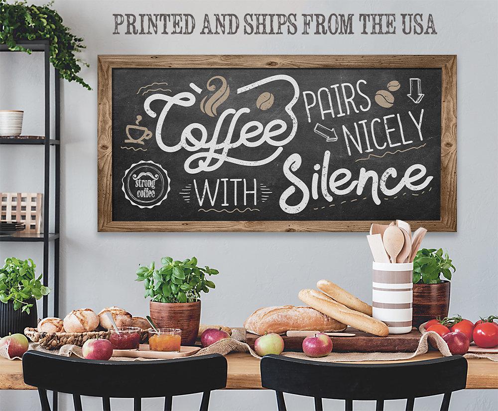 Coffee Pairs Nicely - Canvas