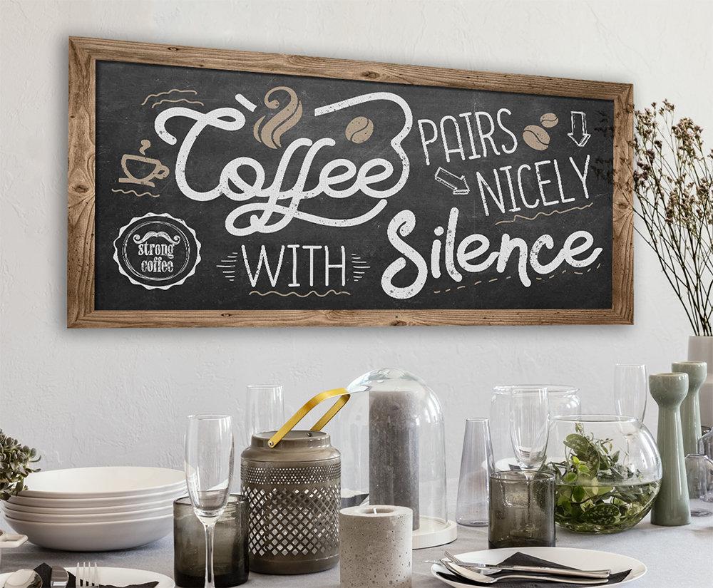 Coffee Pairs Nicely - Canvas