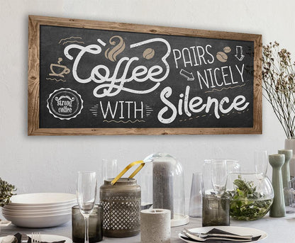 Coffee Pairs Nicely - Canvas