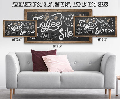 Coffee Pairs Nicely - Canvas