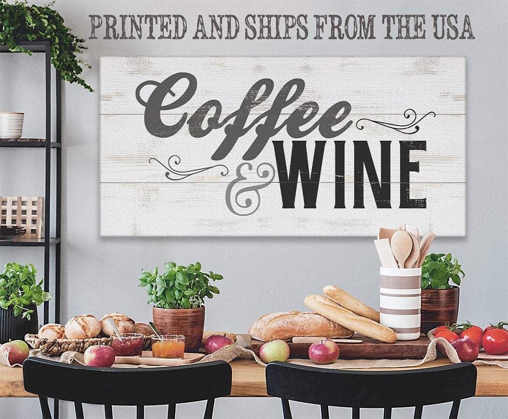Coffee & Wine - Canvas