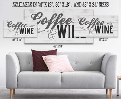 Coffee & Wine - Canvas