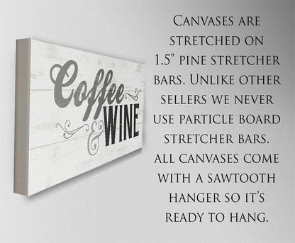 Coffee & Wine - Canvas