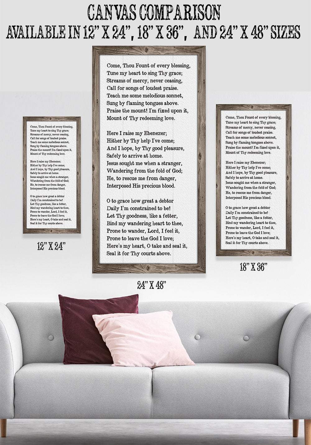 Come Thou Fount - Canvas