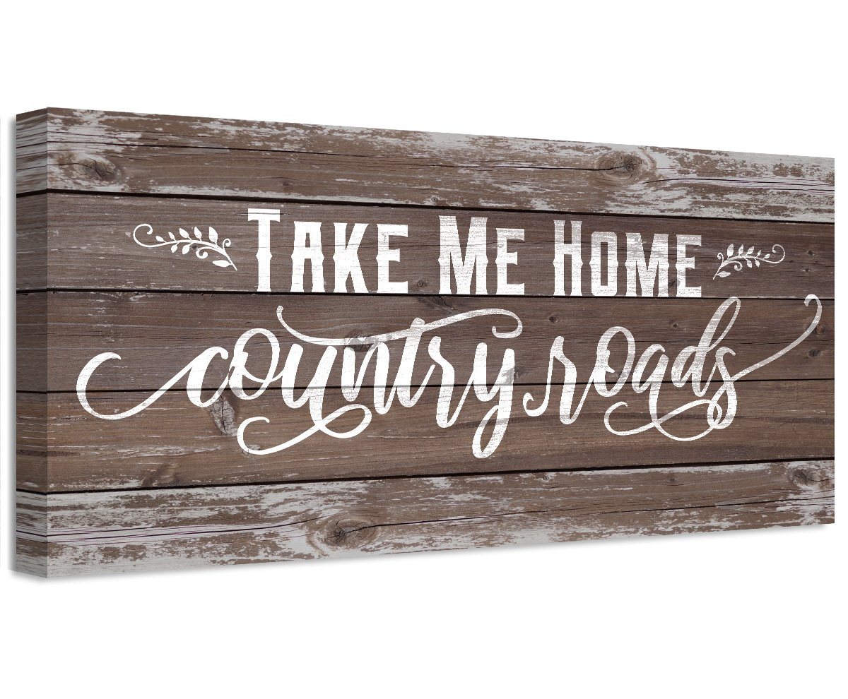 Country Roads - Canvas